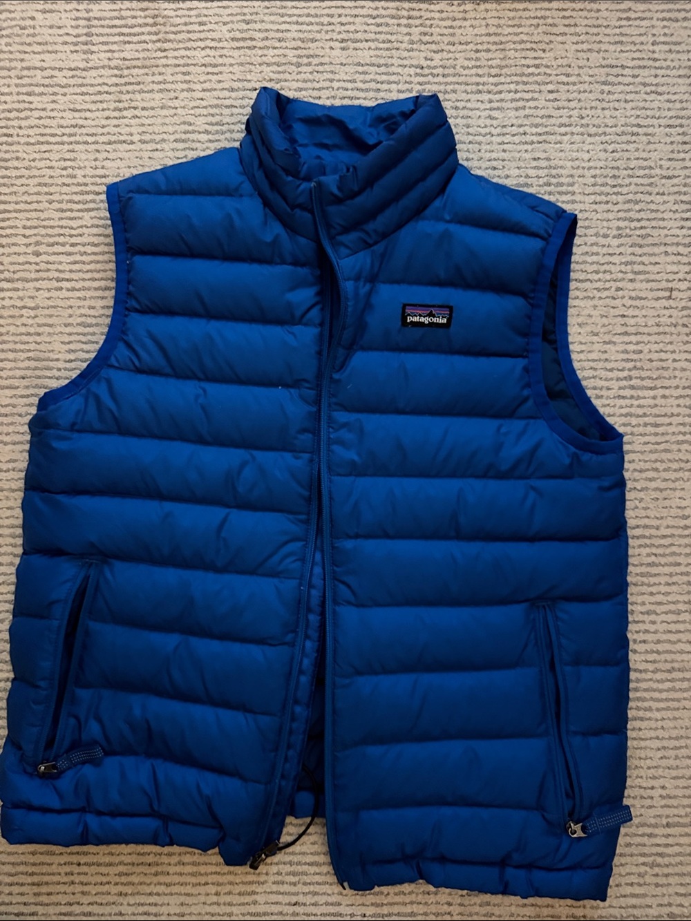 Patagonia boy’s large (12) Puffer Vest in Blue